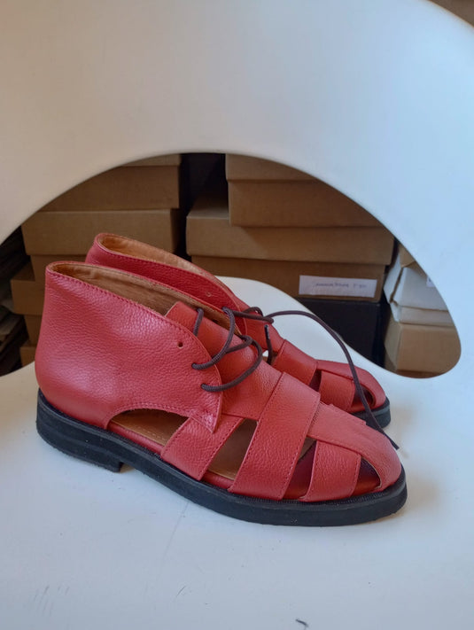 Zapato Mocambo rojo