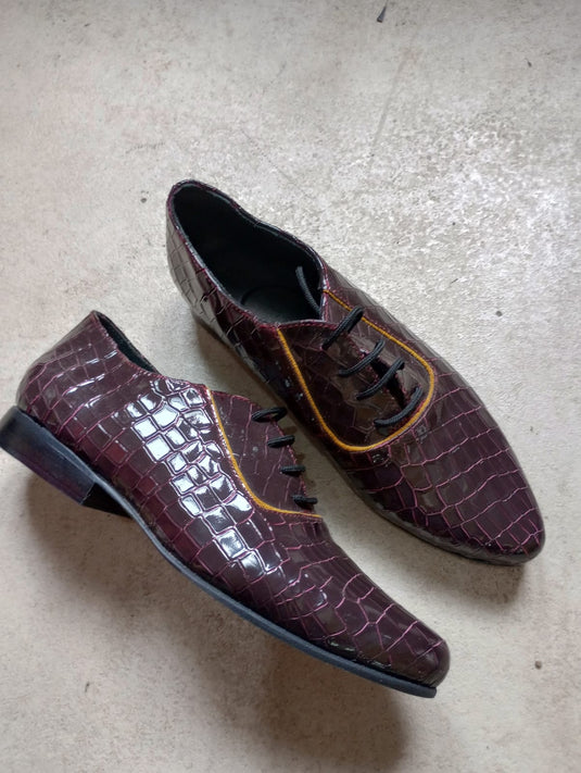 Zapato Selena charol beige