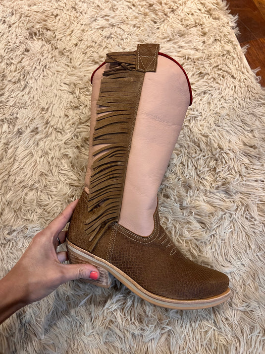 Tejana vaca cruda rosa