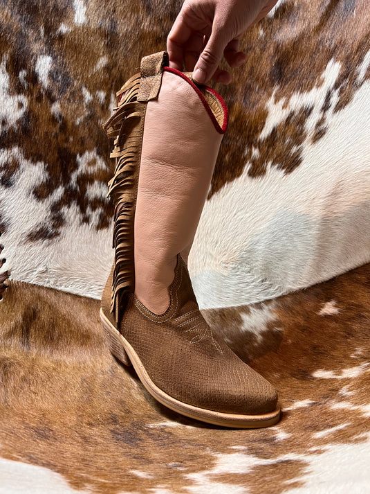 Tejana vaca cruda rosa