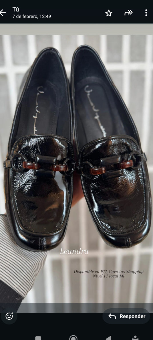 Mocasín Leandra Negro