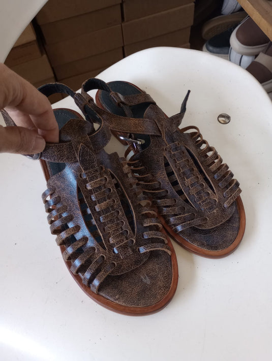 Sandalia Cala Chocolate vintage